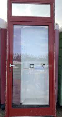 Usa casa firma magazin intrare aluminu geam termopan H 260 x L 108