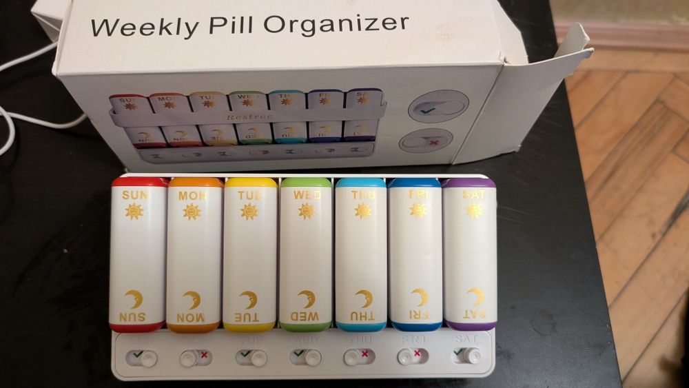 Cutie organizator medicamente