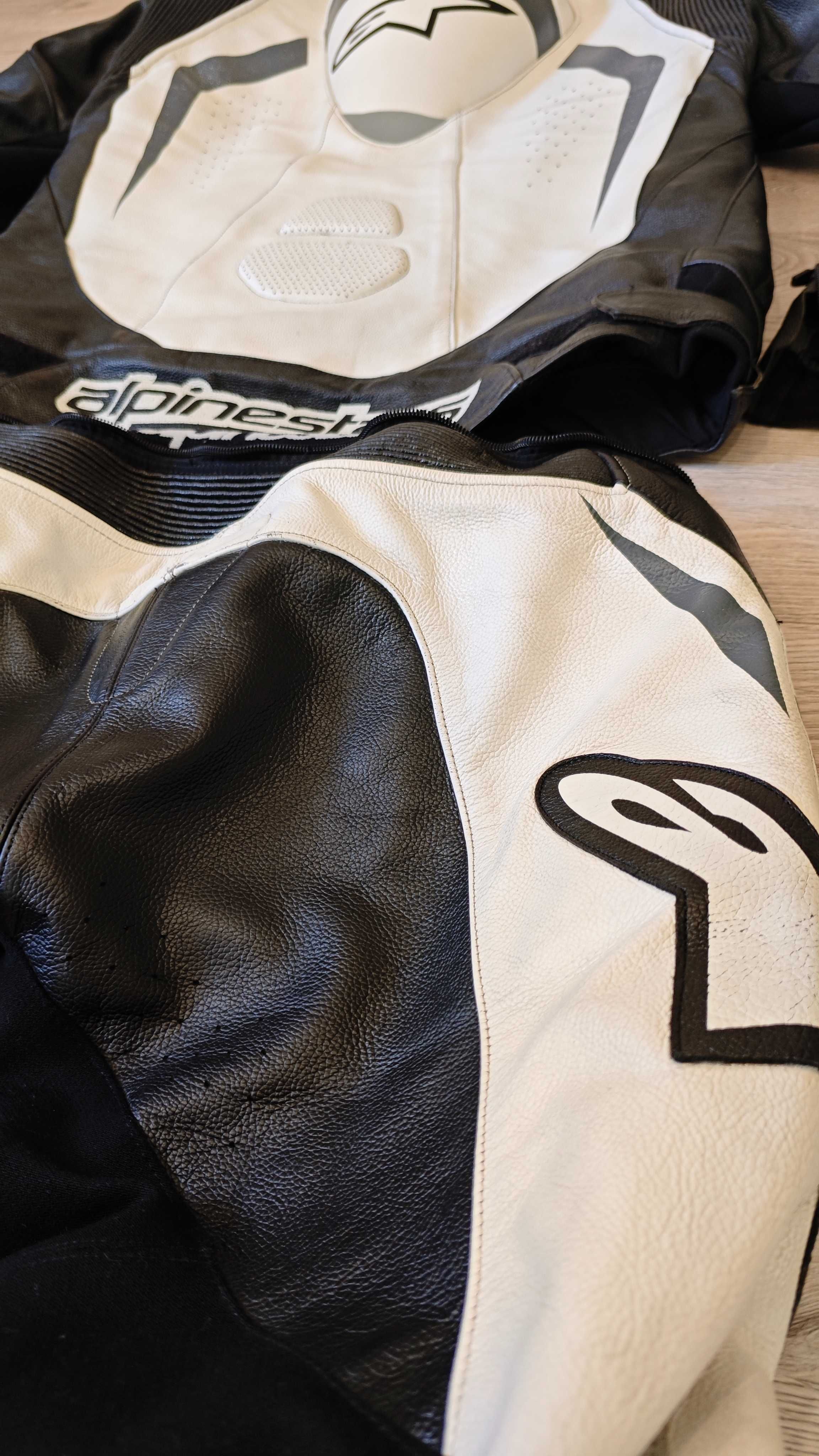 Кожен екип alpinestars 2части размер 52