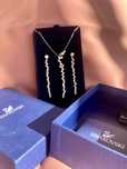Комплект Сваровски / Swarovski - обеци и колие