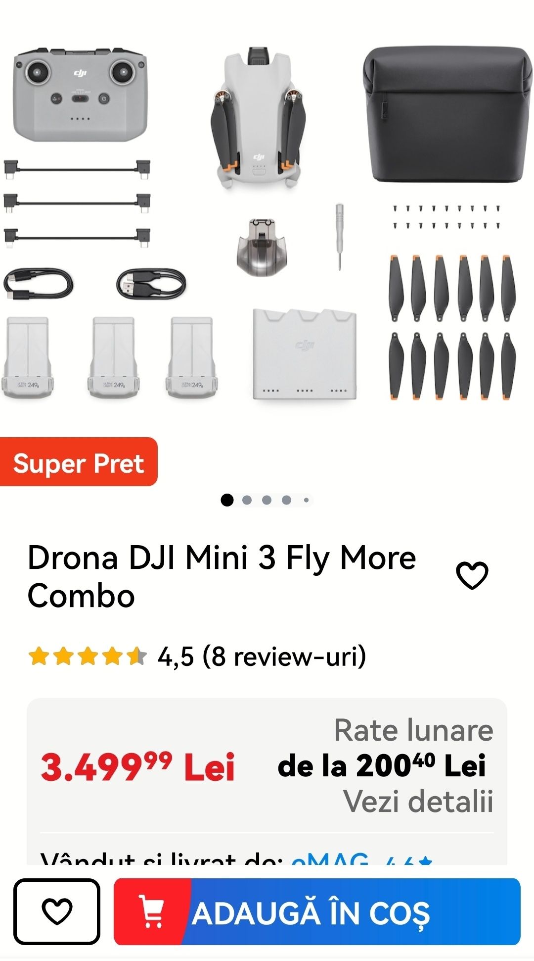 DJI Mini 3 Fly More Combo 4K