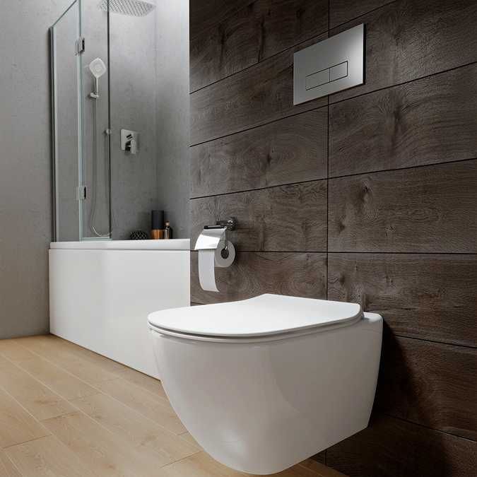 Установка подвесного унитаза,  установка инсталляции