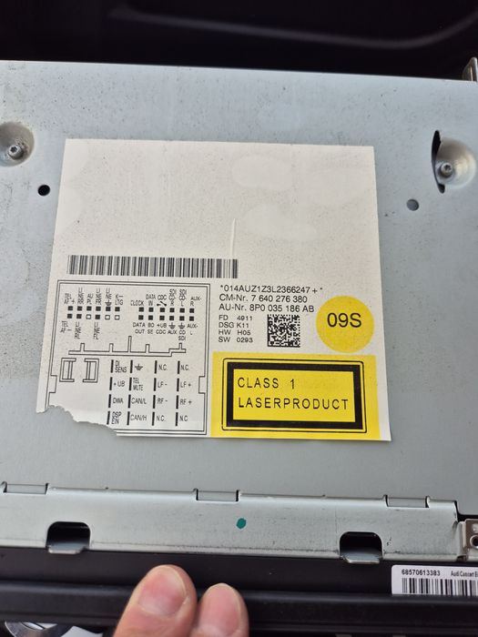 Radio CD Audi A3 8P 2011