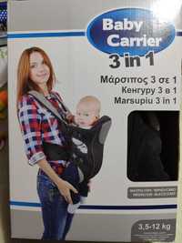 Vând marsupiu ergonomic de la 3,5 kg la 12 kg