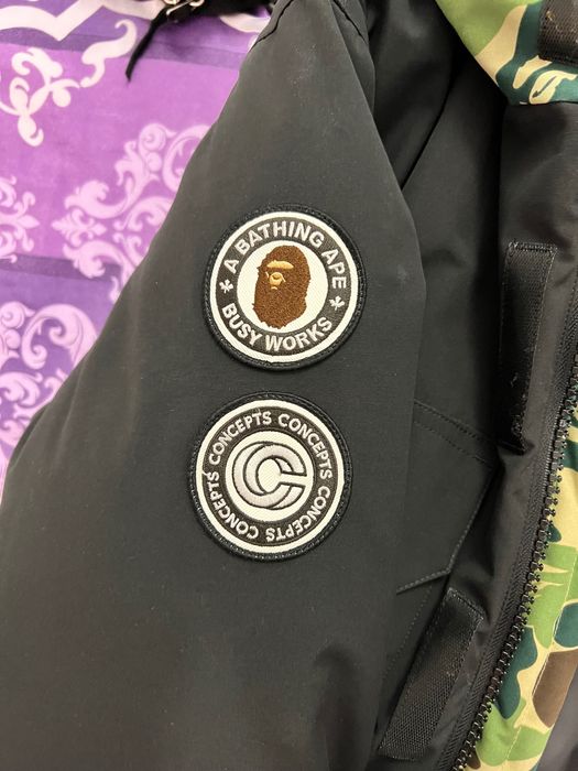Canada Goose x Bape x Concepts ABC Camo Expedition Parka