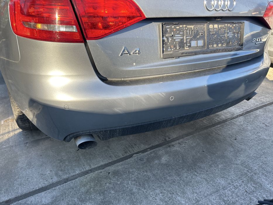 Bara spate Audi a4 b8 break model cu senzori parcare culoare LY7G