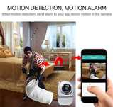 Wifi Смарт камера, Бебефон,нощно виждане,сензор движение и звук,охрана