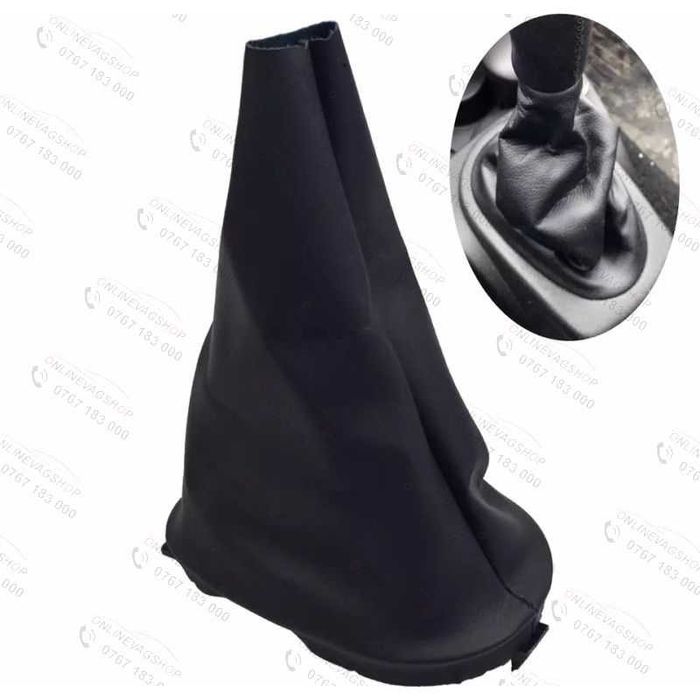 Nuca piele + manson schimbator Dacia Logan 2004-2012, Renault Clio 2