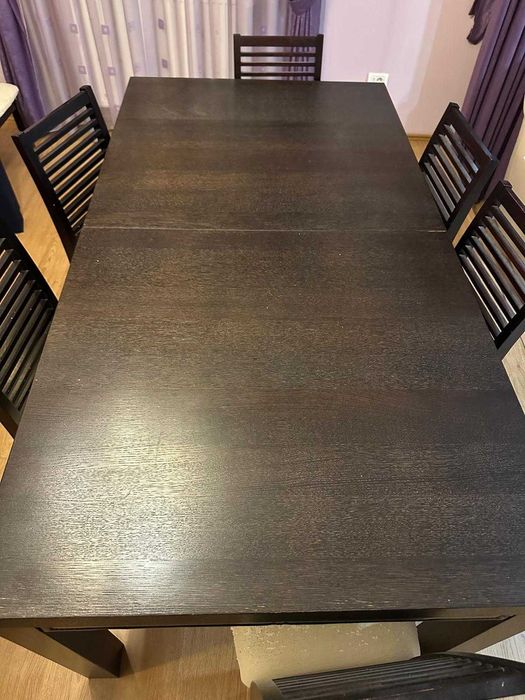 Masa Extensibila Dinning + 8 scaune - MOBEXPERT