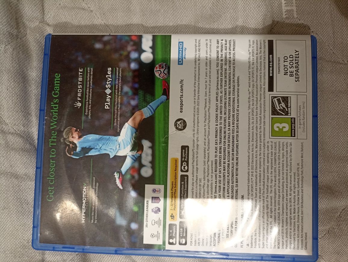 Диск FIFA 24 для PS 5