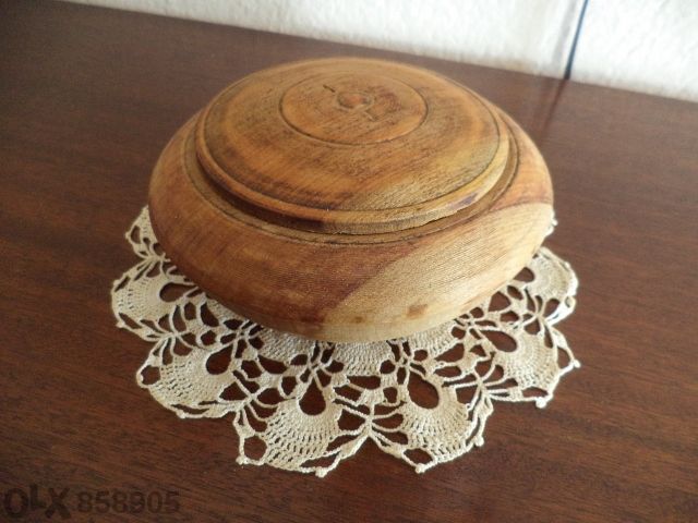 дървена купа диаметър 15/18 см