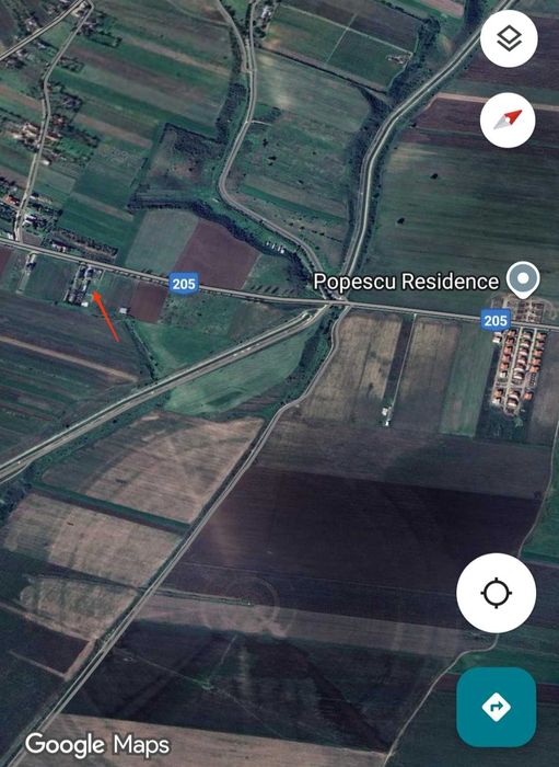 Teren in Zoresti, intrarea dinspre Vernesti