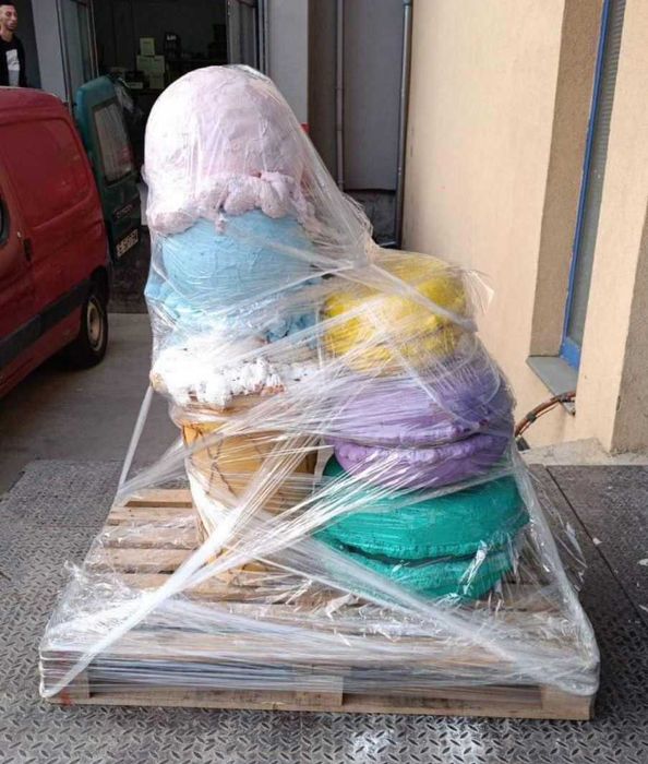 КОМПЛЕКТ ЗА ДЕКОР - Сладолед и френски макарони