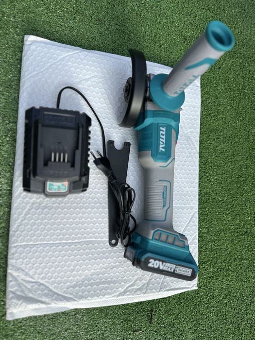 Акумулаторен безчетков ъглошлайф Total Industrial 20V