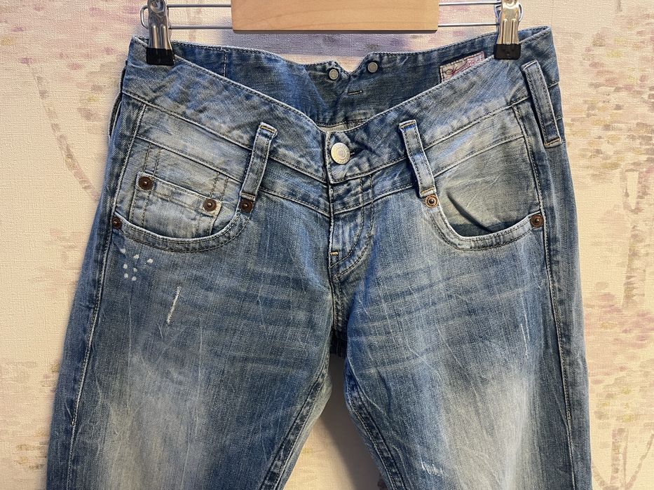 Blugi retro dama Herrlicher talie joasa marimea L