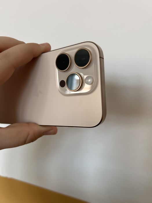 iPhone 16 Pro 128GB Dessert Titanium Перфектен 100% Battery Health