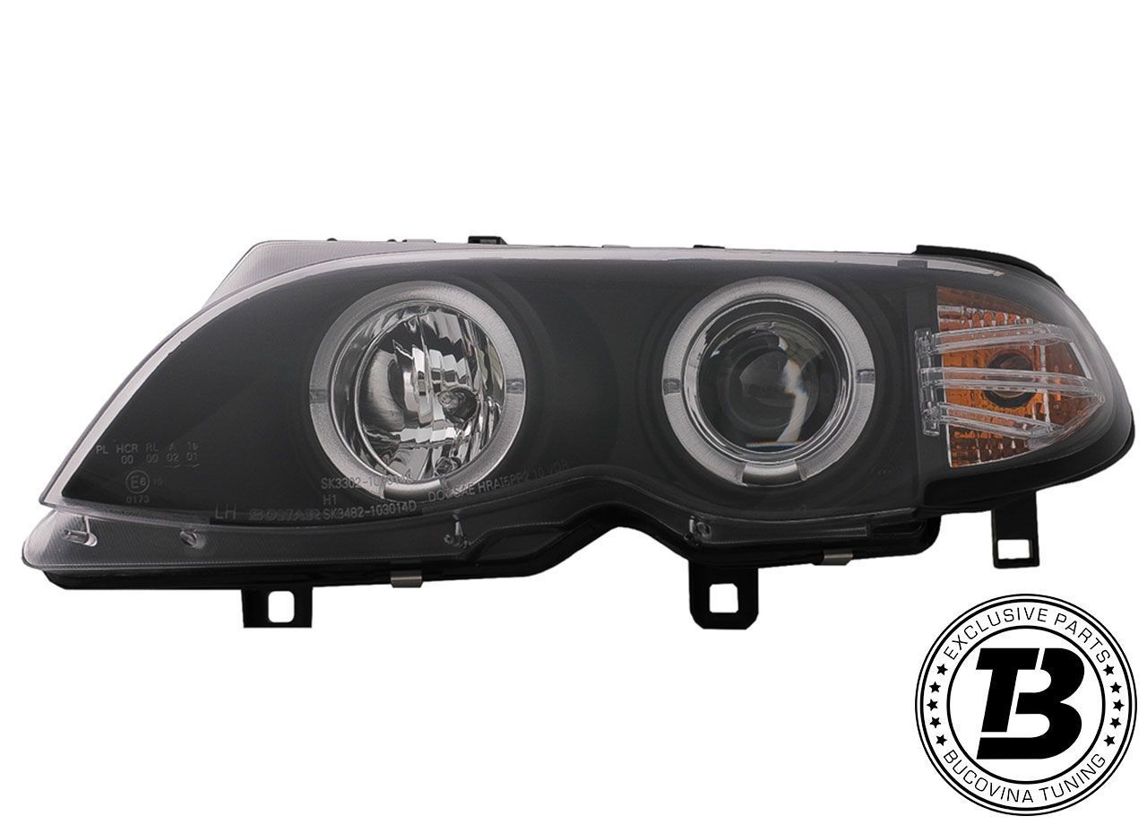 Faruri LED Angel Eyes compatibile cu BMW Seria 3 46