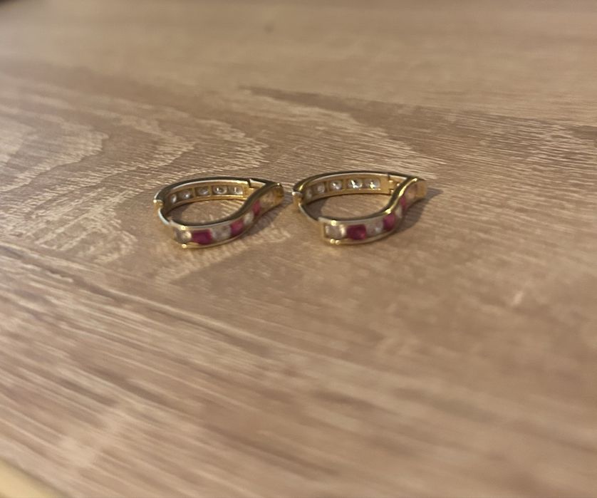 Cercei din aur pt copii-adolescenti