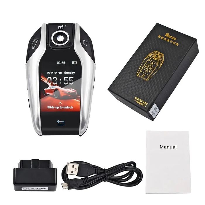Cheie smart TK800 OBD LCD BMW Keyless