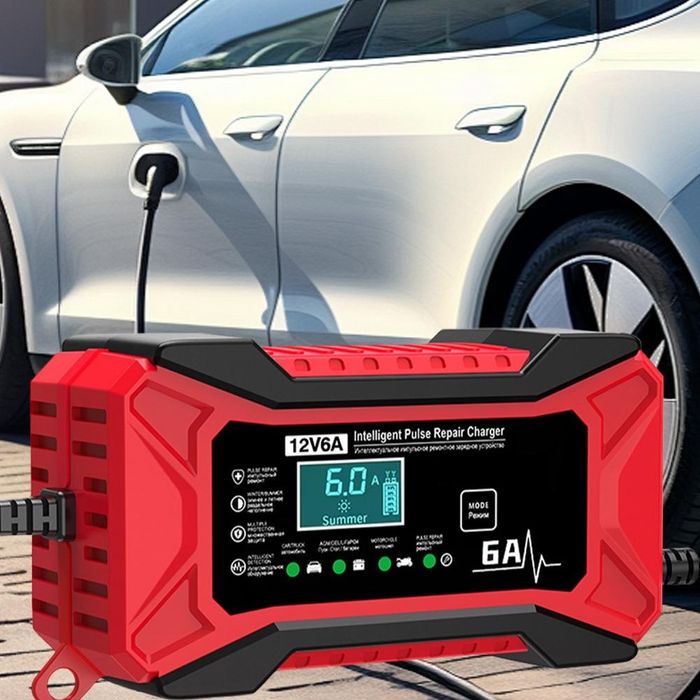Redresor auto 12V/6A funcție incarcare inteligenta și pulse repair