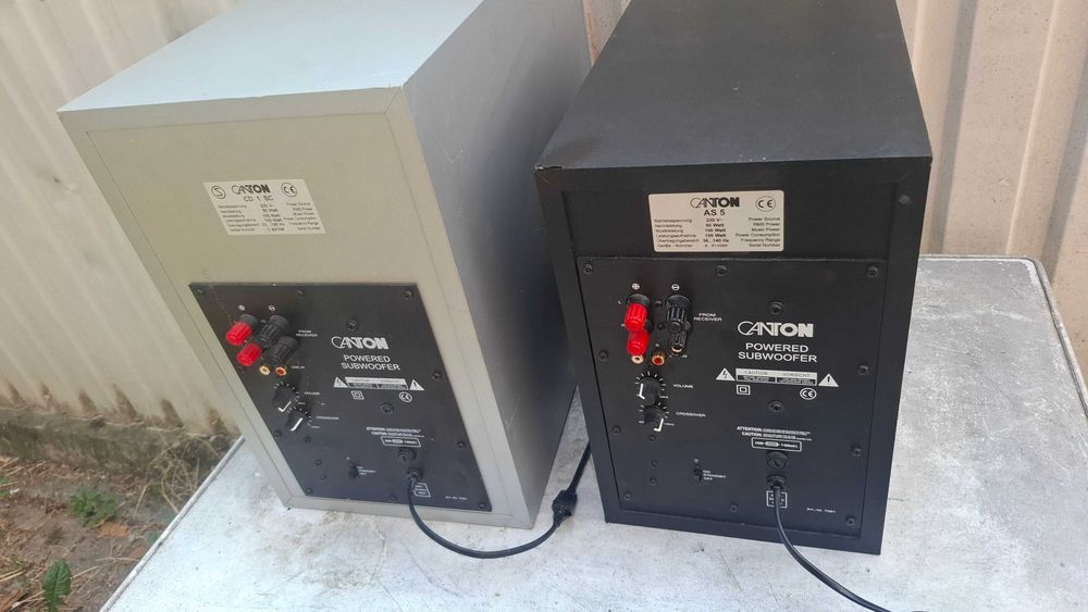 subwoofer amplificat 100w canton jbl bose