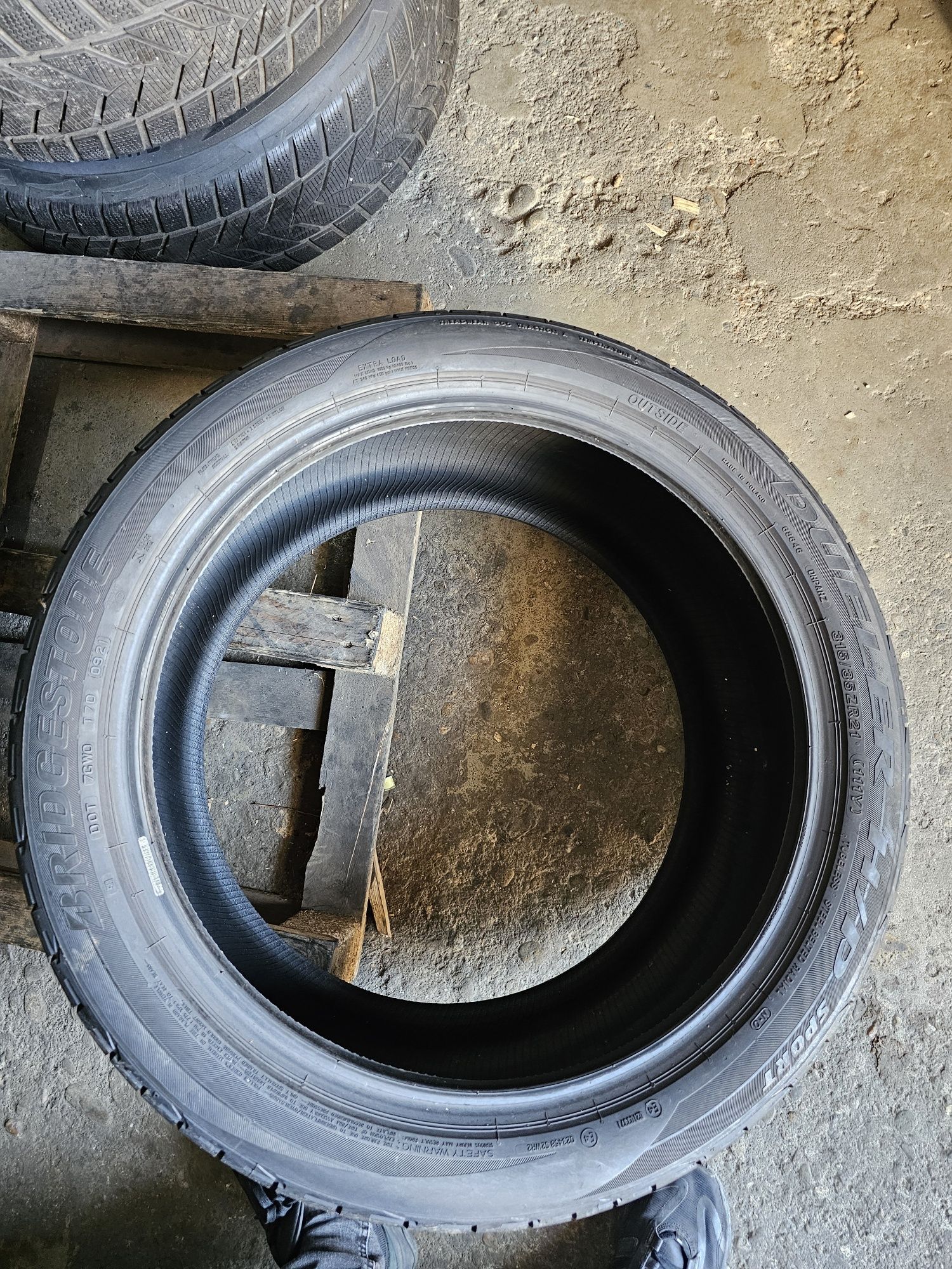 2 anvelope vara 315 35 21 Bridgestone 2021