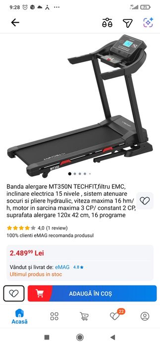 Vând banda alergare