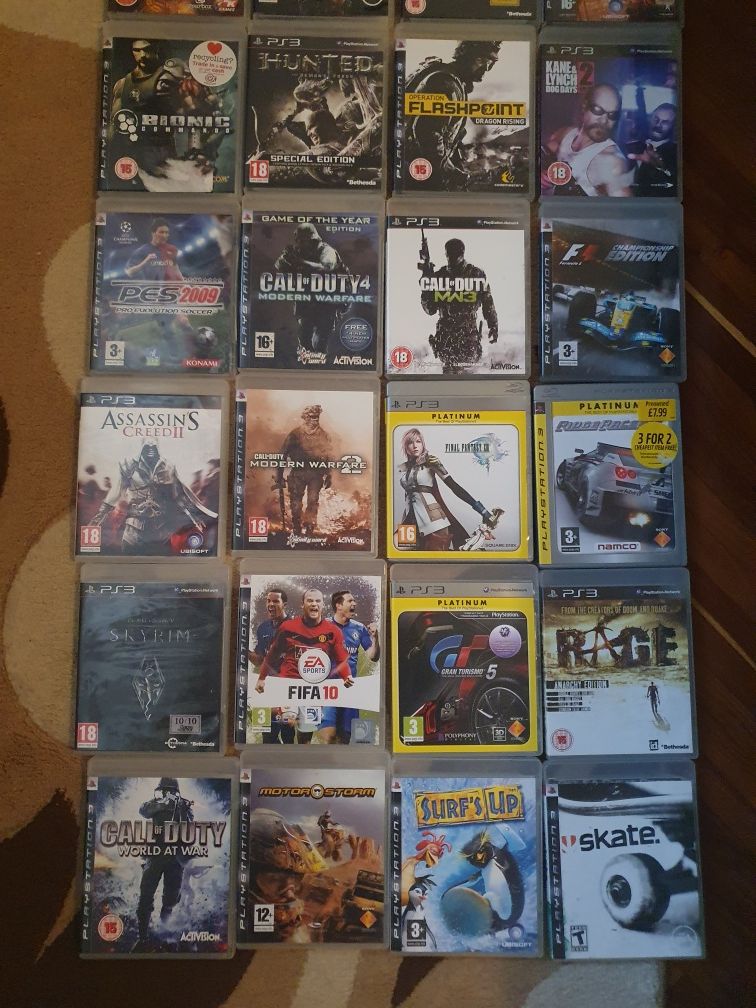 Jocuri ps3 ps4 ps5 GTA5 GRANturismo5 Final Fantasy XIII Oblivion Skyri