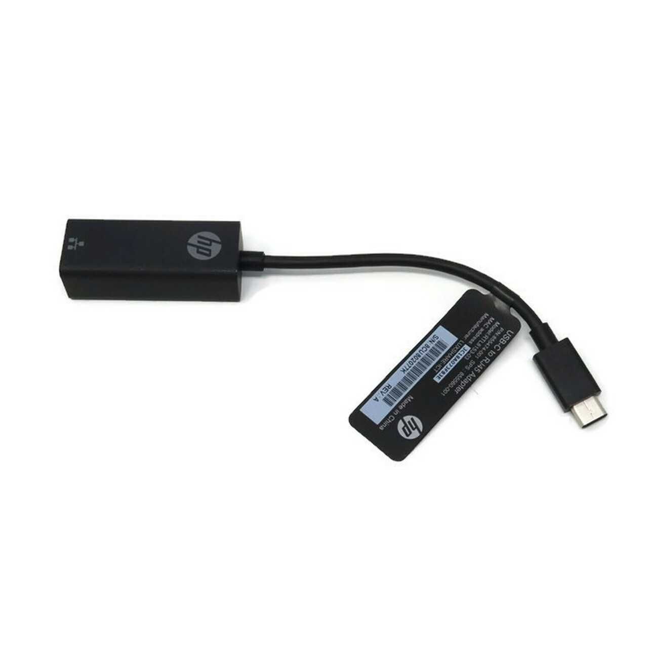 Adaptor HP Gigabit Placa Retea USB Type-C to RJ45 Windows Mac v7w66aa