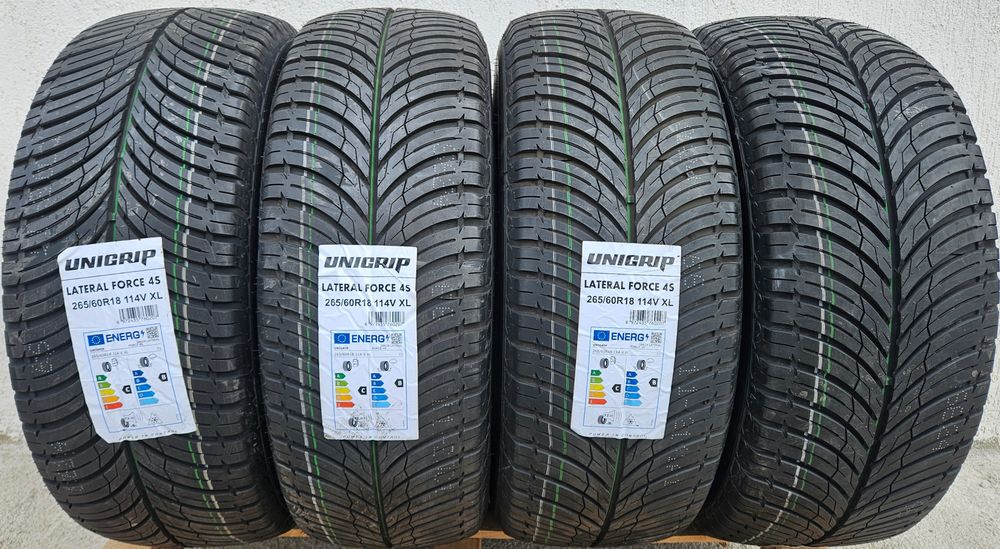 265/60 R18, 114V, UNIGRIP, Anvelope all season M+S, Protectie janta