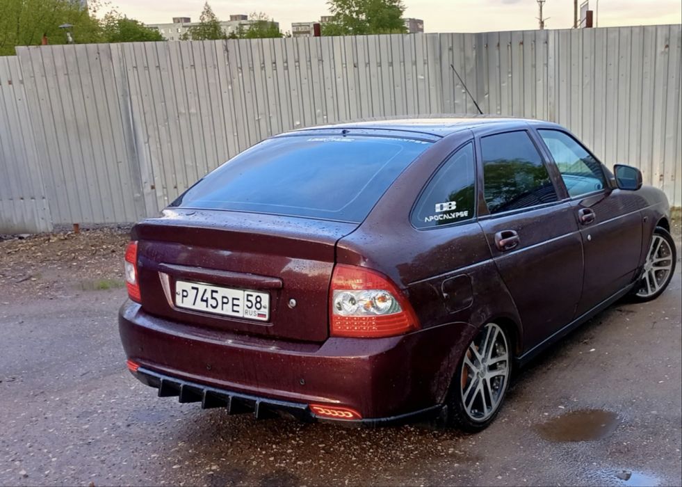 Диффузор заднего бампера Приора