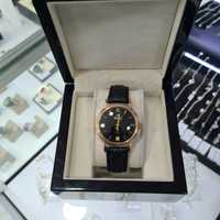 Часы Золотые Gold time Black 585