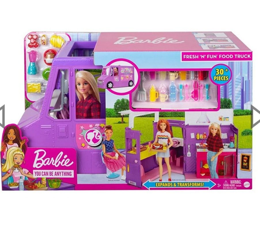 Комплект Barbie Барби  голям готварски камион кемпер
