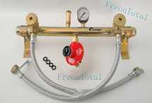 Centralina 2 butelii gpl/propan complet echipata cu regulator