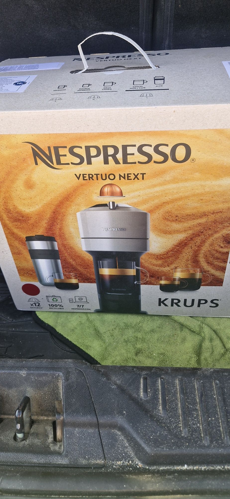 Еспресо машина Nespresso by Krups XN910510 Vertuo Next, 1500W, Техноло