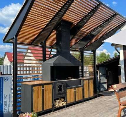 Мангал, барбекю зона, казан, мангал с беседкой, каптилка, шашлык