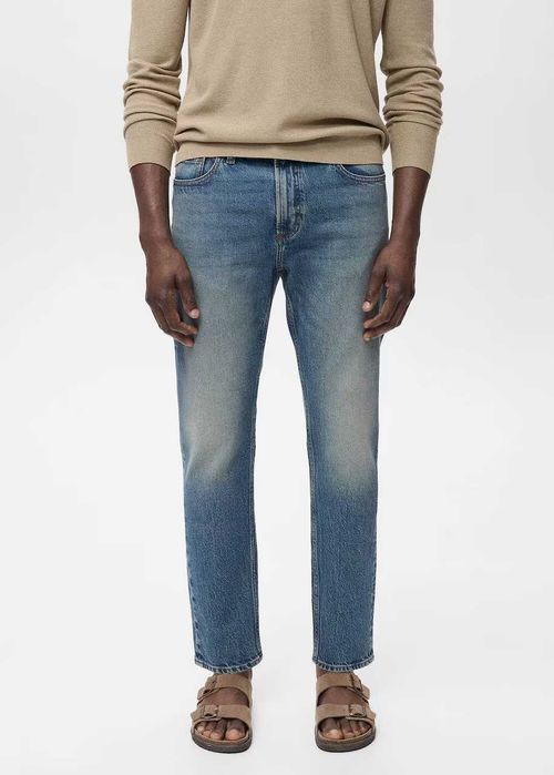 Blugi Regular Jeans 'Ben' MANGO MAN pe Albastru Denim Masura 30/30