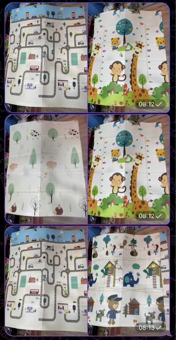 Bolalar uchun yumshoq kovrik