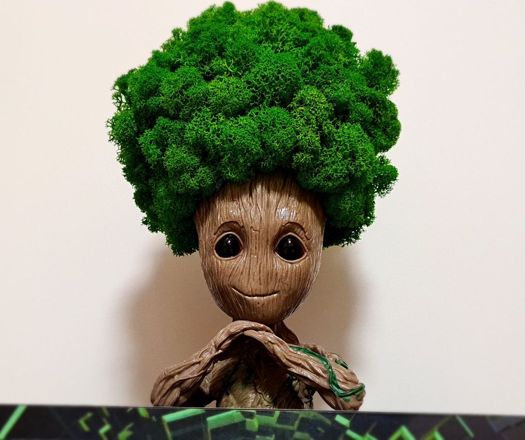 Baby groot cadou barbati, birou, sotie, copil