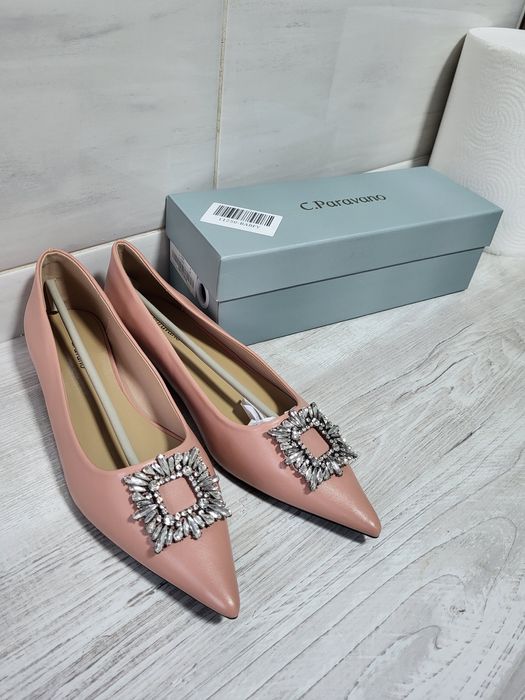 Balerini eleganti piele