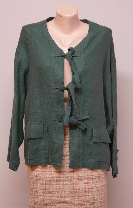 Jacheta vintage  Casuro  din in verde marimea 42