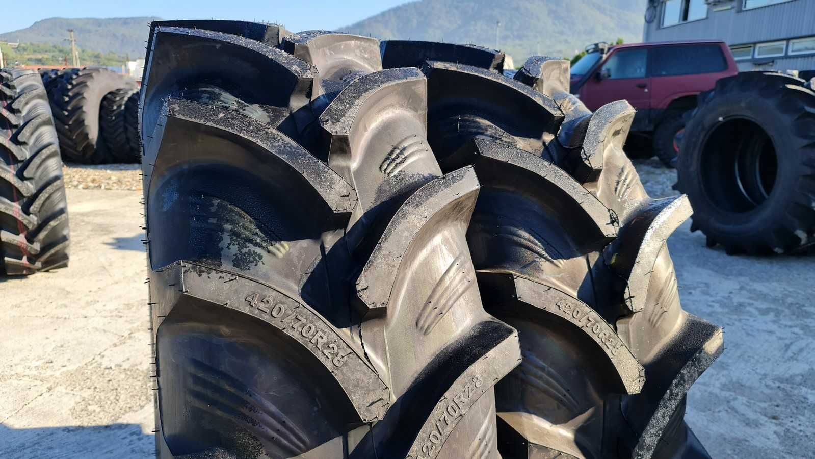 Cauciucuri noi 420/70R24 OZKA anvelope radiale tractor fata garantie