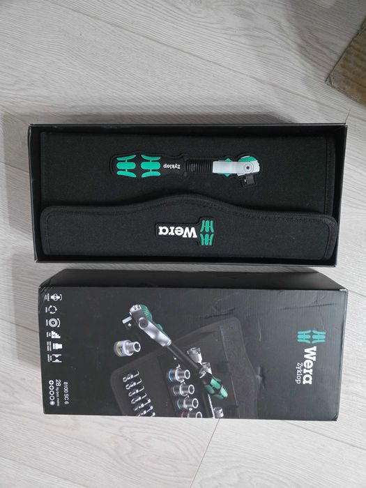 Set de clichete WERA 8100 SA 4 Cyclops Speed, 1/4" Drive imperial