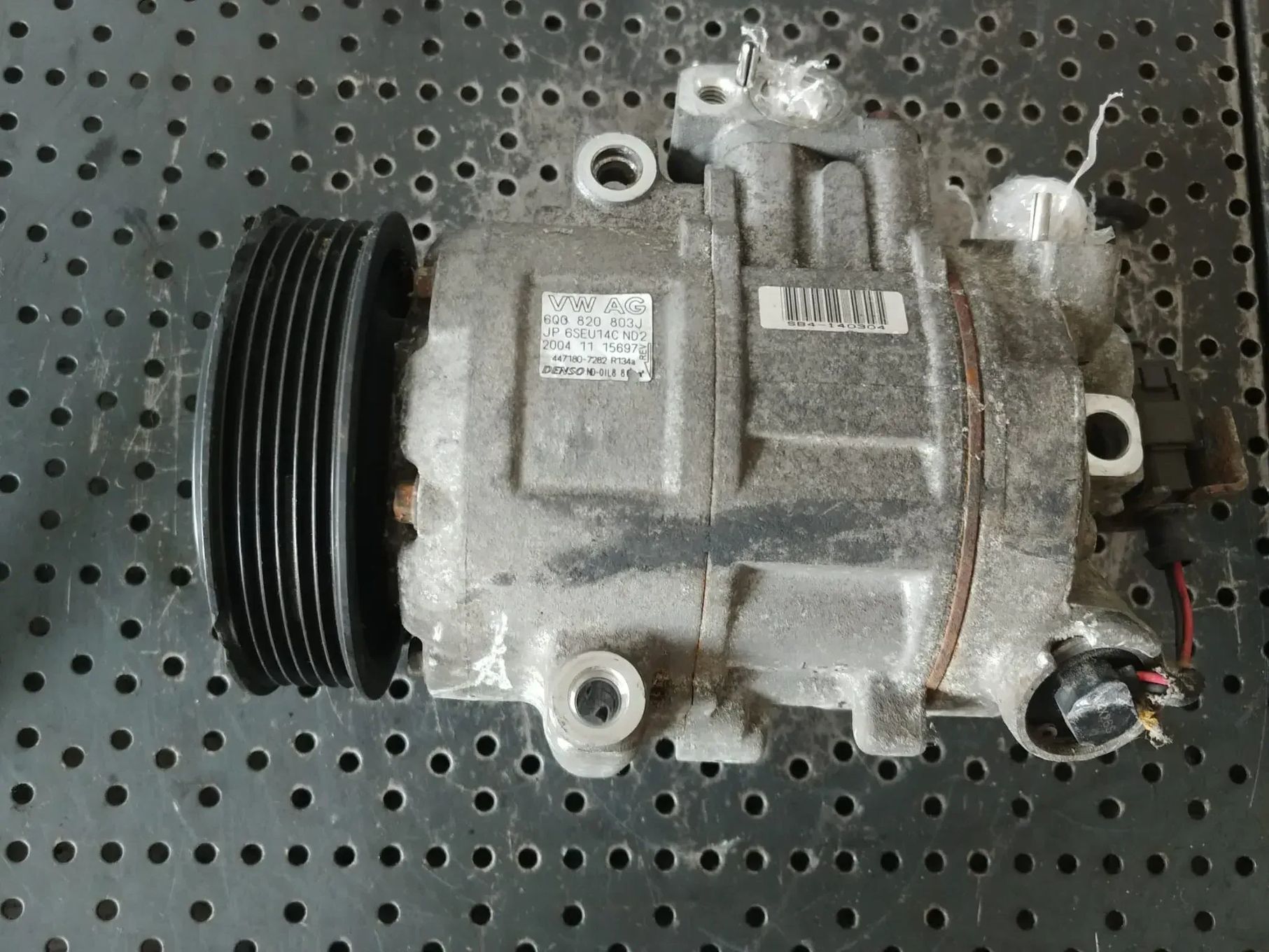 compresor clima ac 1.4 tdi vw polo 9n 6q0820803j jp6seu14cnd2 447180-7282
