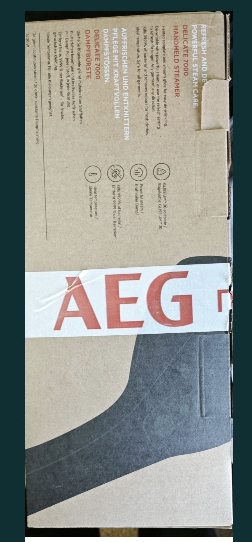 Уред за гладене с пара AEG delicate 7000