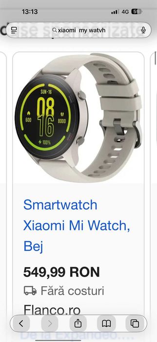 Smartwatch Xiaomi Mi Watch
