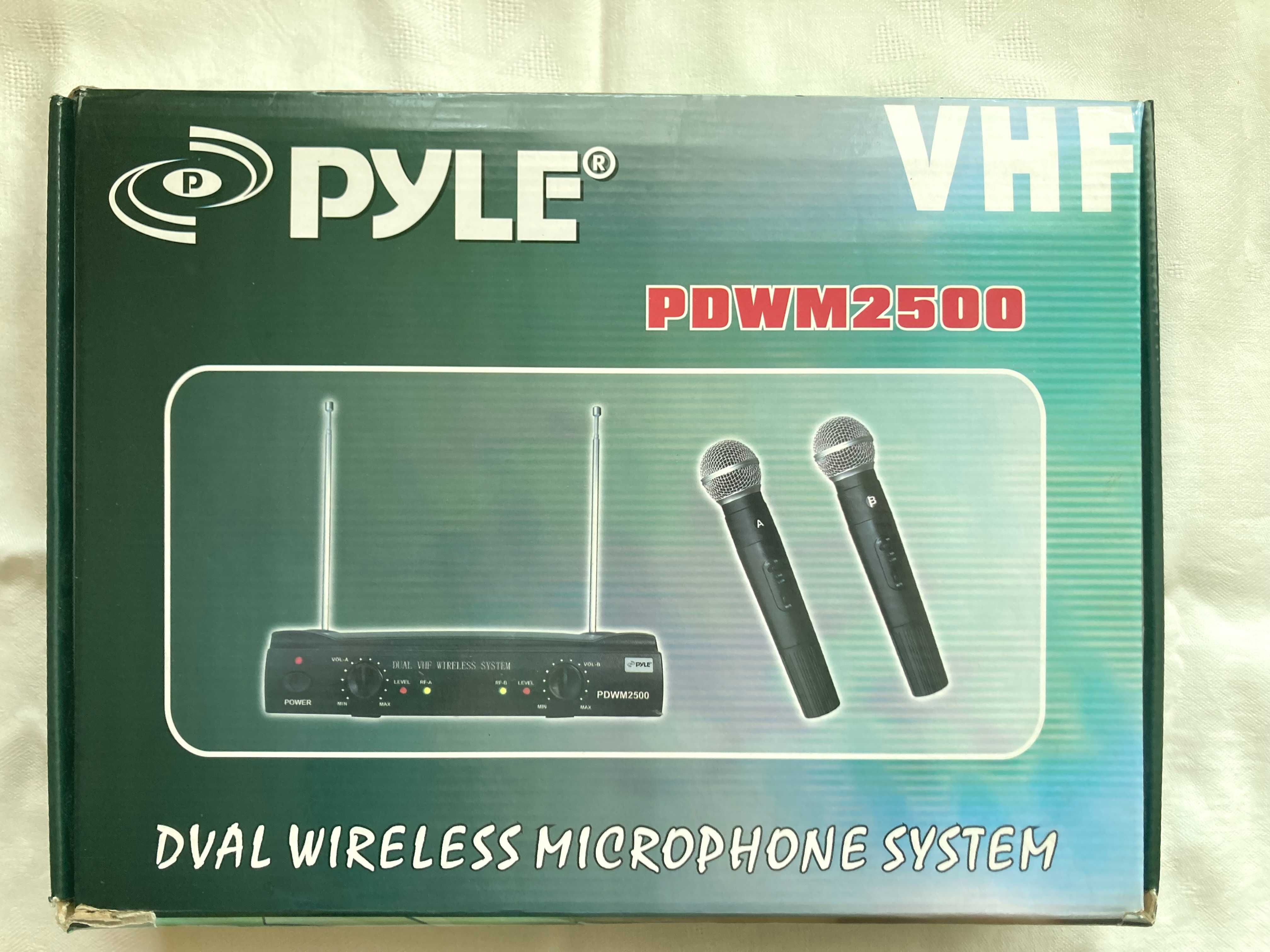 Продавам професионална микрофонна система PYLE PDWM-2500
