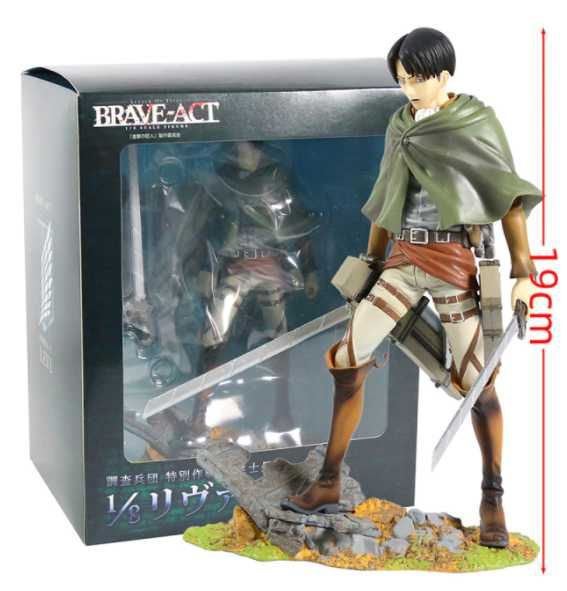 Figurina Attack on Titan Levi Ackerman Anime 19 cm