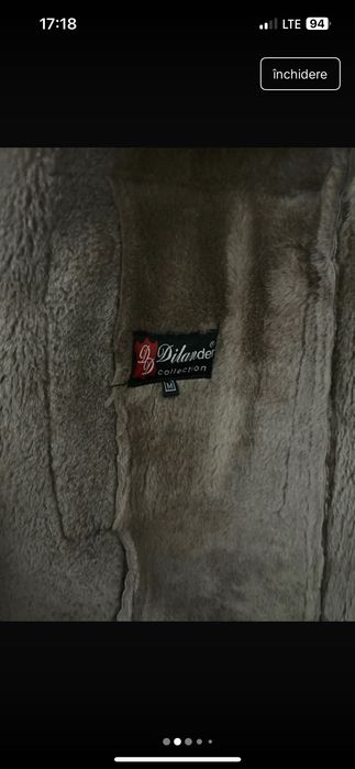 Palton imitație piele