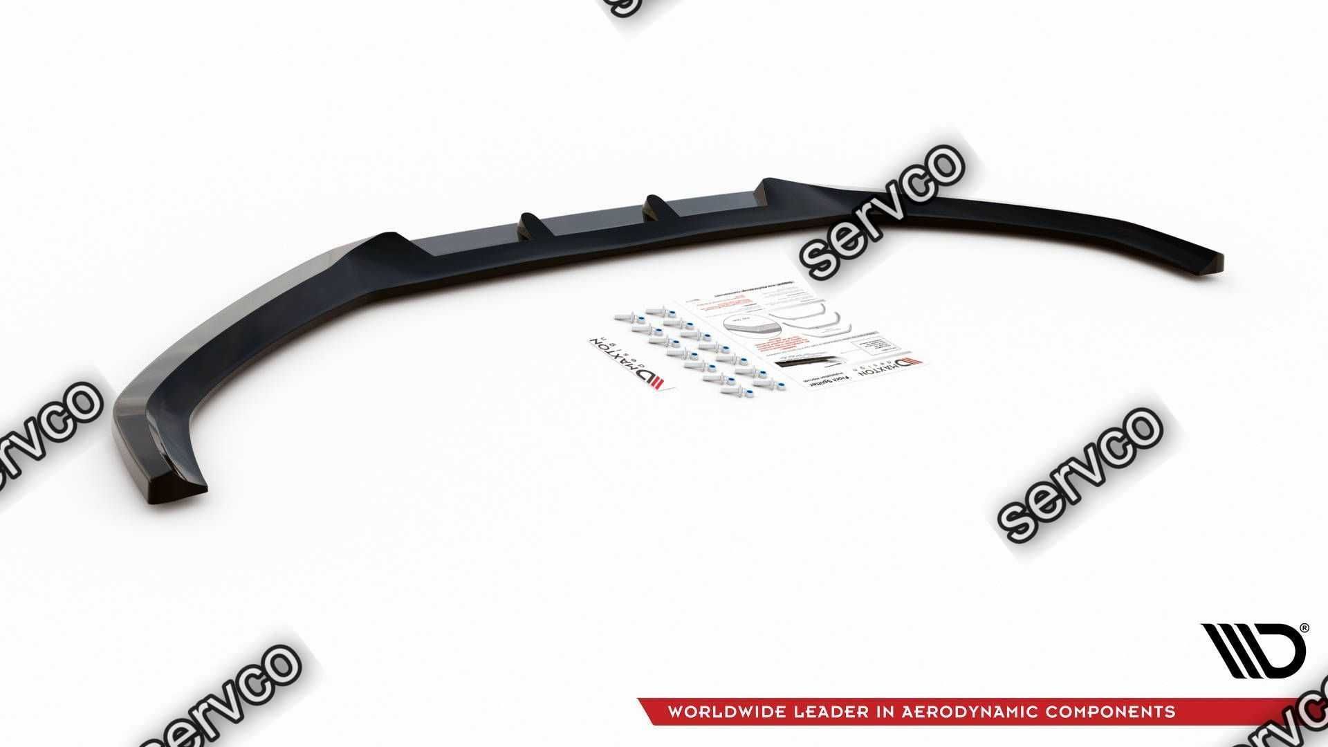 Prelungire splitter bara fata Audi A4 B9 2015-2019 v13 Maxton Design